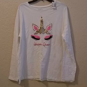 Brand New White Long Sleeve Shirt